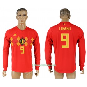 Belgija Dres Romelu Lukaku 9 Domaći Svjetsko prvenstvo 2018 Dugim Rukavima
