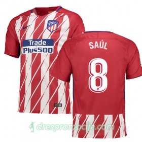 Atlético Madrid Dres SAUL Domaći 2017/18 Kratkih Rukava
