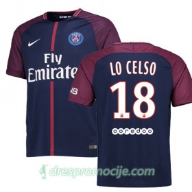 Paris SG Dres Giovani Lo Celso Domaći 2017/18 Kratkih Rukava