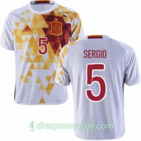 Španjolska Dres SERGIO BUSQUETS Gostujući Euro 2016