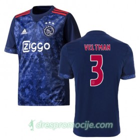AFC Ajax Dres JOEL VELTMAN Gostujući 2017/18 Kratkih Rukava
