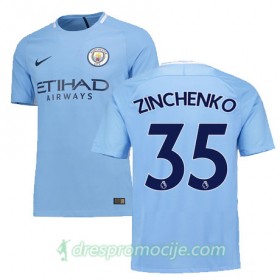 Manchester City Dres ZINCHENKO Domaći 2017/18 Kratkih Rukava