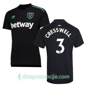 West Ham Dres CRESSWELL Gostujući 2017/18 Kratkih Rukava