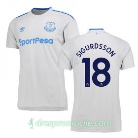Everton Dres SIGURDSSON Gostujući 2017/18 Kratkih Rukava
