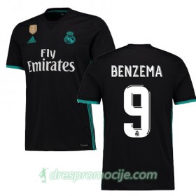 Real Madrid Dres BENZEMA Gostujući 2017/18 Kratkih Rukava