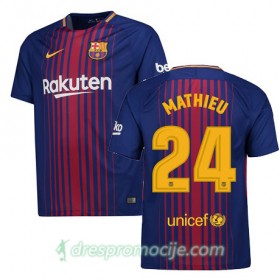FC Barcelona Dres MATHIEU Domaći 2017/18 Kratkih Rukava