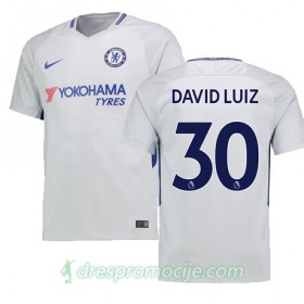 Chelsea Dres DAVID LUIZ Gostujući 2017/18 Kratkih Rukava