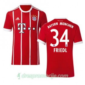 FC Bayern München Dres FRIEDL Domaći 2017/18 Kratkih Rukava