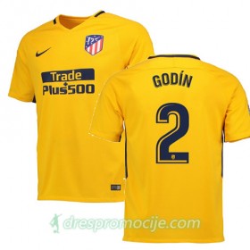 Atlético Madrid Dres GODIN Gostujući 2017/18 Kratkih Rukava