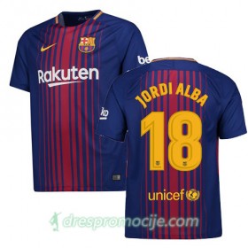 FC Barcelona Dres JORDI ALBA Domaći 2017/18 Kratkih Rukava