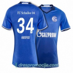 Schalke Dres GIEFER Domaći 2017/18 Kratkih Rukava