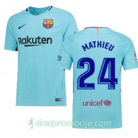 FC Barcelona Dres MATHIEU Gostujući 2017/18 Kratkih Rukava