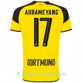 Borussia Dortmund Dres AUBAMEYANG Treći 2017/18 Kratkih Rukava