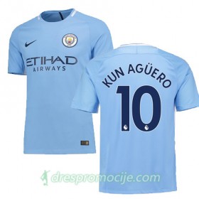 Manchester City Dres KUN AGUERO Domaći 2017/18 Kratkih Rukava