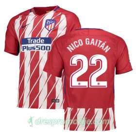 Atlético Madrid Dres NICO GAITAN Domaći 2017/18 Kratkih Rukava