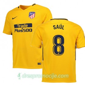 Atlético Madrid Dres SAUL Gostujući 2017/18 Kratkih Rukava
