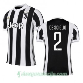 Juventus Dres DE SCIGLIO Domaći 2017/18 Kratkih Rukava