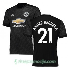 Manchester United Dres HERRERA Gostujući 2017/18 Kratkih Rukava
