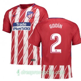 Atlético Madrid Dres GODIN Domaći 2017/18 Kratkih Rukava