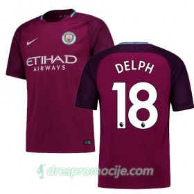 Manchester City Dres DELPH Gostujući 2017/18 Kratkih Rukava