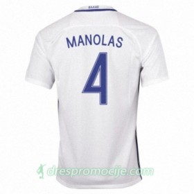 Grčka Dres KOSTAS MANOLAS Domaći 2016/17 Kratkih Rukava
