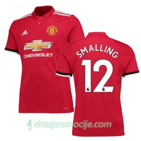 Manchester United Dres SMALLING Domaći 2017/18 Kratkih Rukava