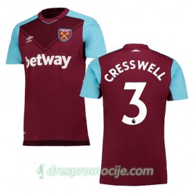 West Ham Dres CRESSWELL Domaći 2017/18 Kratkih Rukava