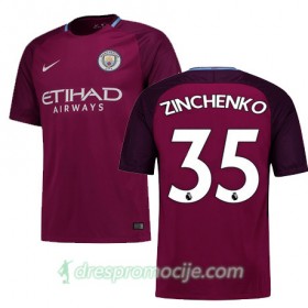 Manchester City Dres ZINCHENKO Gostujući 2017/18 Kratkih Rukava
