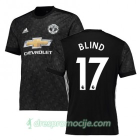 Manchester United Dres BLIND Gostujući 2017/18 Kratkih Rukava