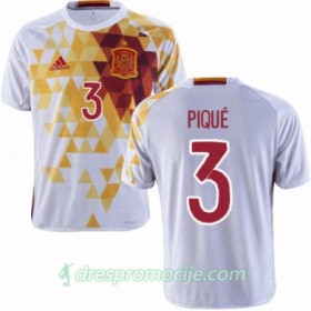 Španjolska Dres GERARD PIQUE Gostujući Euro 2016