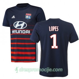 Olympique Lyonnais Dres ANTHONY LOPES Gostujući 2017/18 Kratkih Rukava