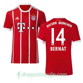 FC Bayern München Dres BERNAT Domaći 2017/18 Kratkih Rukava