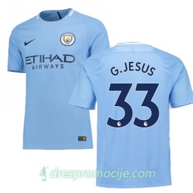Manchester City Dres JESUS Domaći 2017/18 Kratkih Rukava