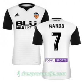 Valencia C.F. Dres NANDO Domaći 2017/18 Kratkih Rukava