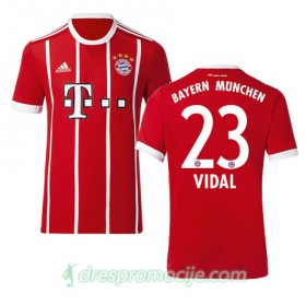 FC Bayern München Dres VIDAL Domaći 2017/18 Kratkih Rukava