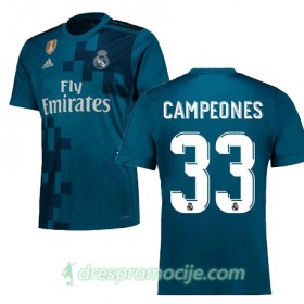 Real Madrid Dres Campeones 33 Treći 2017/18 Kratkih Rukava