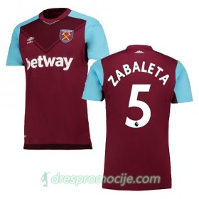 West Ham Dres ZABALETA Domaći 2017/18 Kratkih Rukava