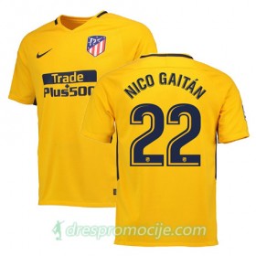 Atlético Madrid Dres NICO GAITAN Gostujući 2017/18 Kratkih Rukava