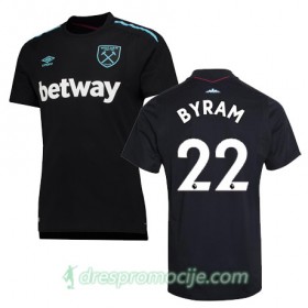 West Ham Dres BYRAM Gostujući 2017/18 Kratkih Rukava