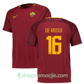 Roma Dres DE ROSSI Domaći 2017/18 Kratkih Rukava