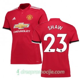 Manchester United Dres SHAW Domaći 2017/18 Kratkih Rukava