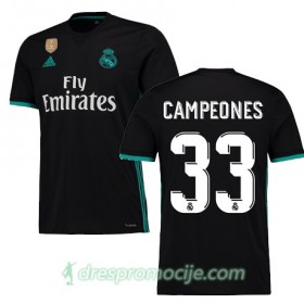 Real Madrid Dres Campeones 33 Gostujući 2017/18 Kratkih Rukava