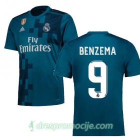 Real Madrid Dres BENZEMA Treći 2017/18 Kratkih Rukava
