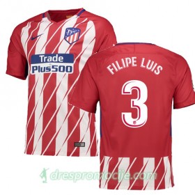 Atlético Madrid Dres FILIPE LUIS Domaći 2017/18 Kratkih Rukava