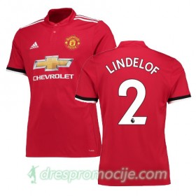 Manchester United Dres LINDELOF Domaći 2017/18 Kratkih Rukava