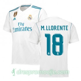 Real Madrid Dres MARCOS LLORENTE Domaći 2017/18 Kratkih Rukava