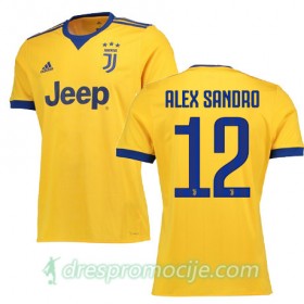 Juventus Dres ALEX SANDRO Gostujući 2017/18 Kratkih Rukava