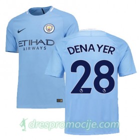 Manchester City Dres DENAYER Domaći 2017/18 Kratkih Rukava