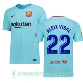 FC Barcelona Dres Aleix Vidal Gostujući 2017/18 Kratkih Rukava
