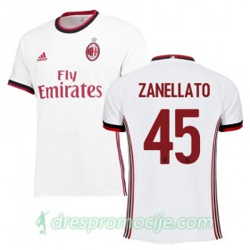 Milan Dres ZANELLATO Gostujući 2017/18 Kratkih Rukava